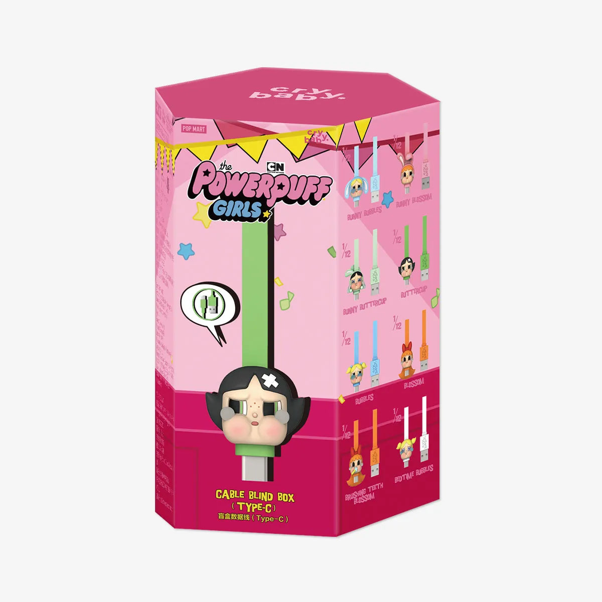 CRYBABY x Powerpuff Girls Series-Cable Blind Box (Type-C)