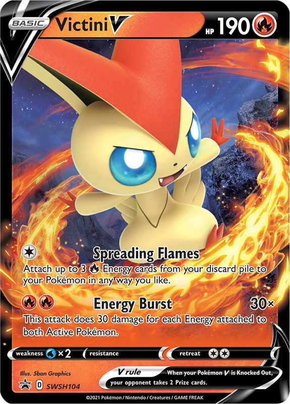 Pokemon Victini V Theme Battle Deck - 60 Cards
