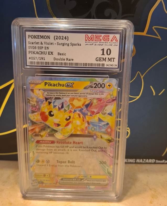 pokemon cards pikachu ex mega Diy Pokemon M2A Series Japanese 2025 M2A-Mega Dream Ex Pikachu Ex Tera Type  234/193 Collection Game Cards