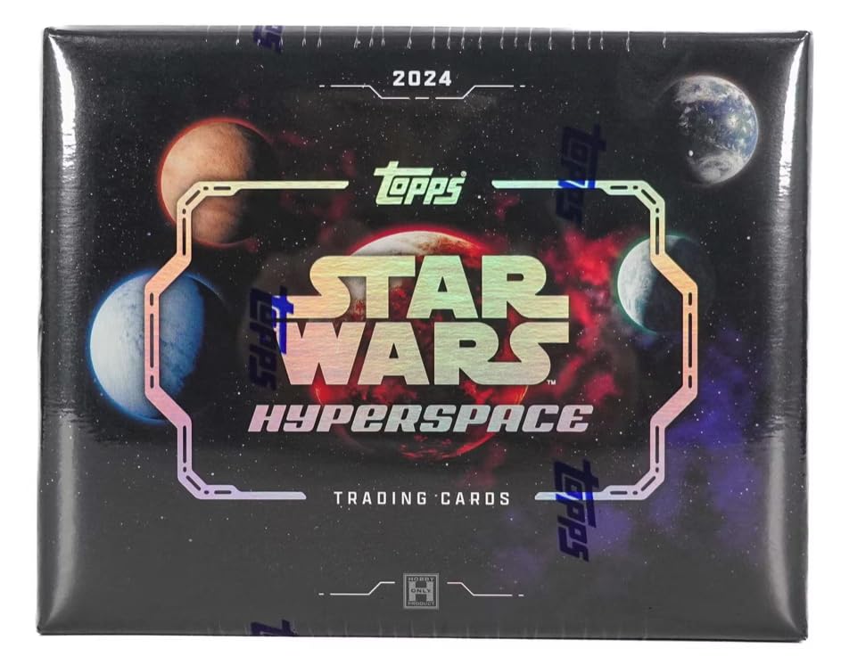 Topps 2024 Star Wars Hyperspace Hobby Box 8 paquets par boîte, 10 cartes par paquet