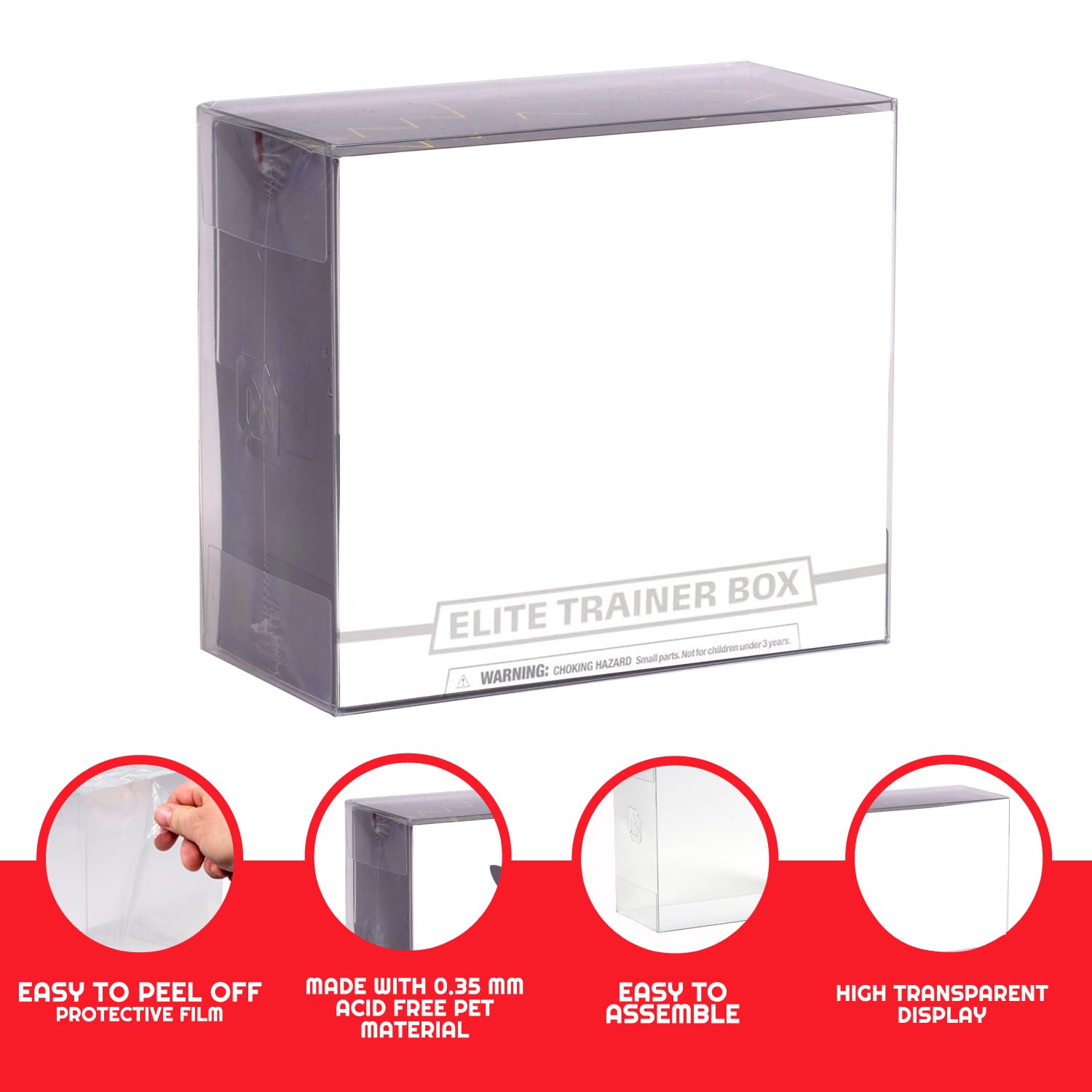 Pokemon ETB Elite Trainer Box EVORETRO PET Protector - Pack of 5