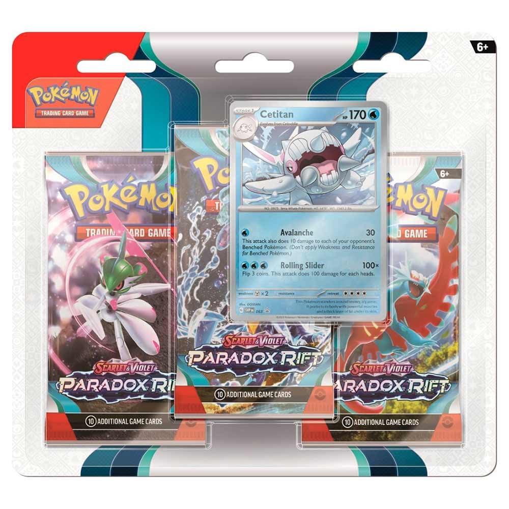 Pokemon TCG: Paradox Rift - 3-Pack Blister