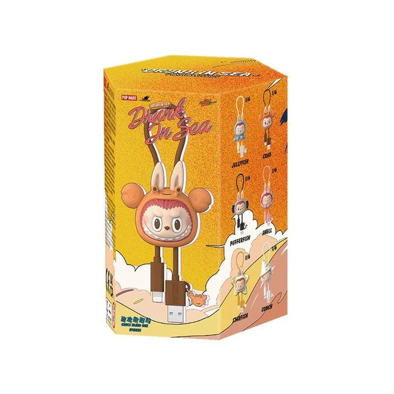 PopMart LaBuBu Drunk In Sea IPhone Cable Blind Box
