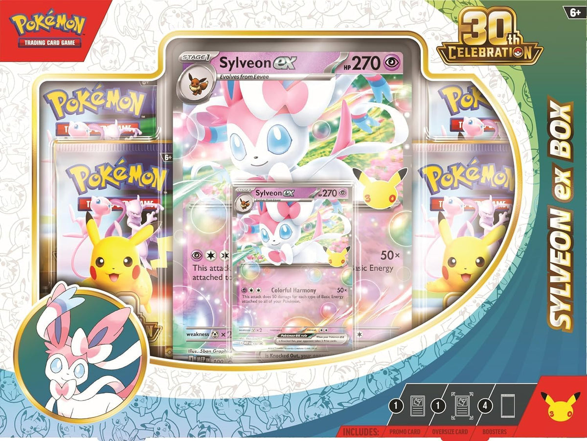 Pokémon TCG: 30TH Celebration Sylveon EX Box