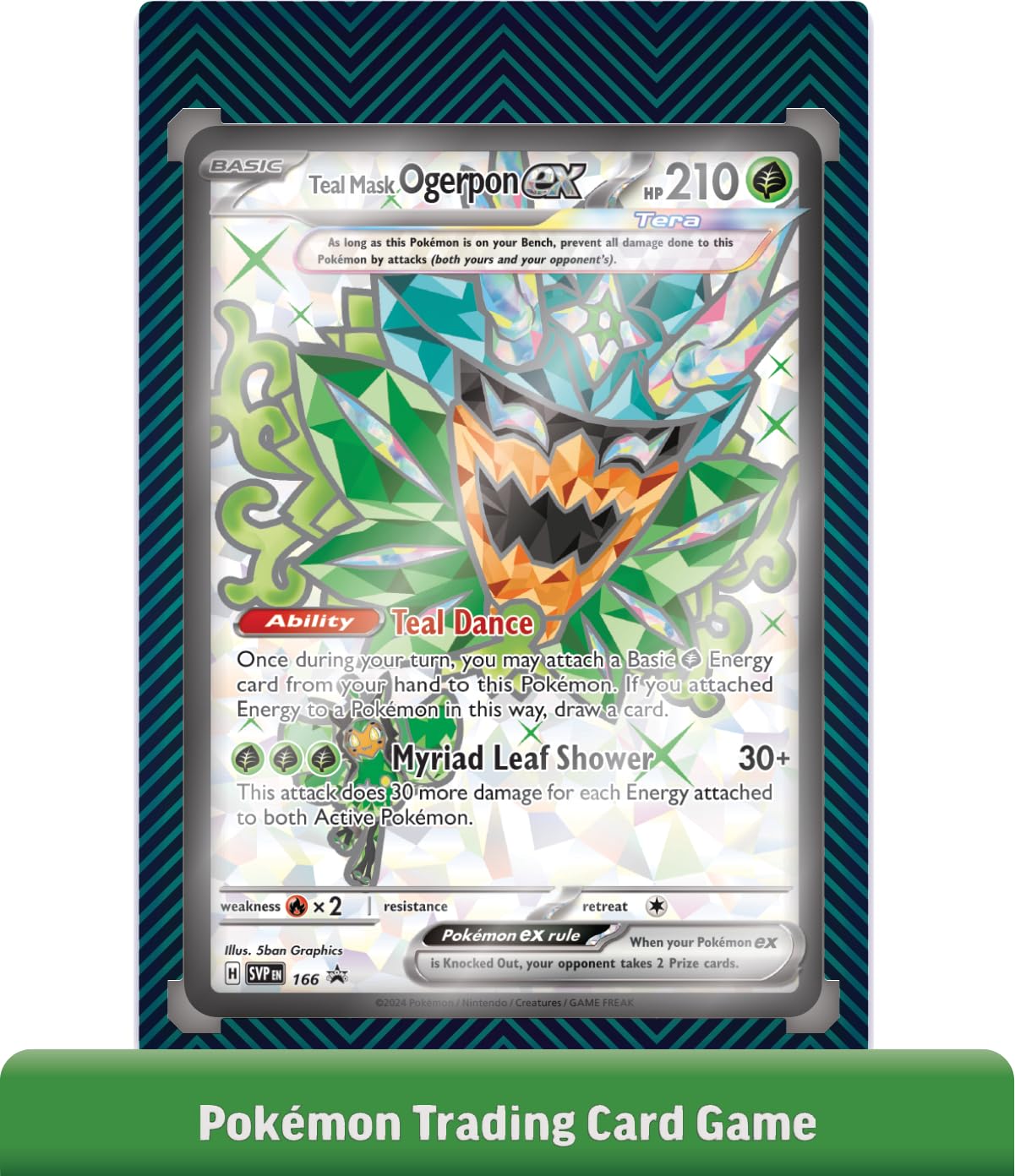 Pokemon Ogerpon EX Premium Collection Trading Card Game