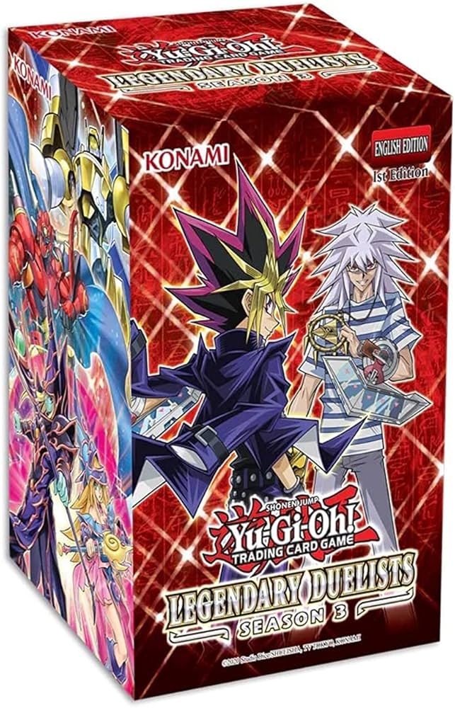 Yu-Gi-Oh! Trading Cards: Legendary Duelist Season 3 Booster Box, Multicolor