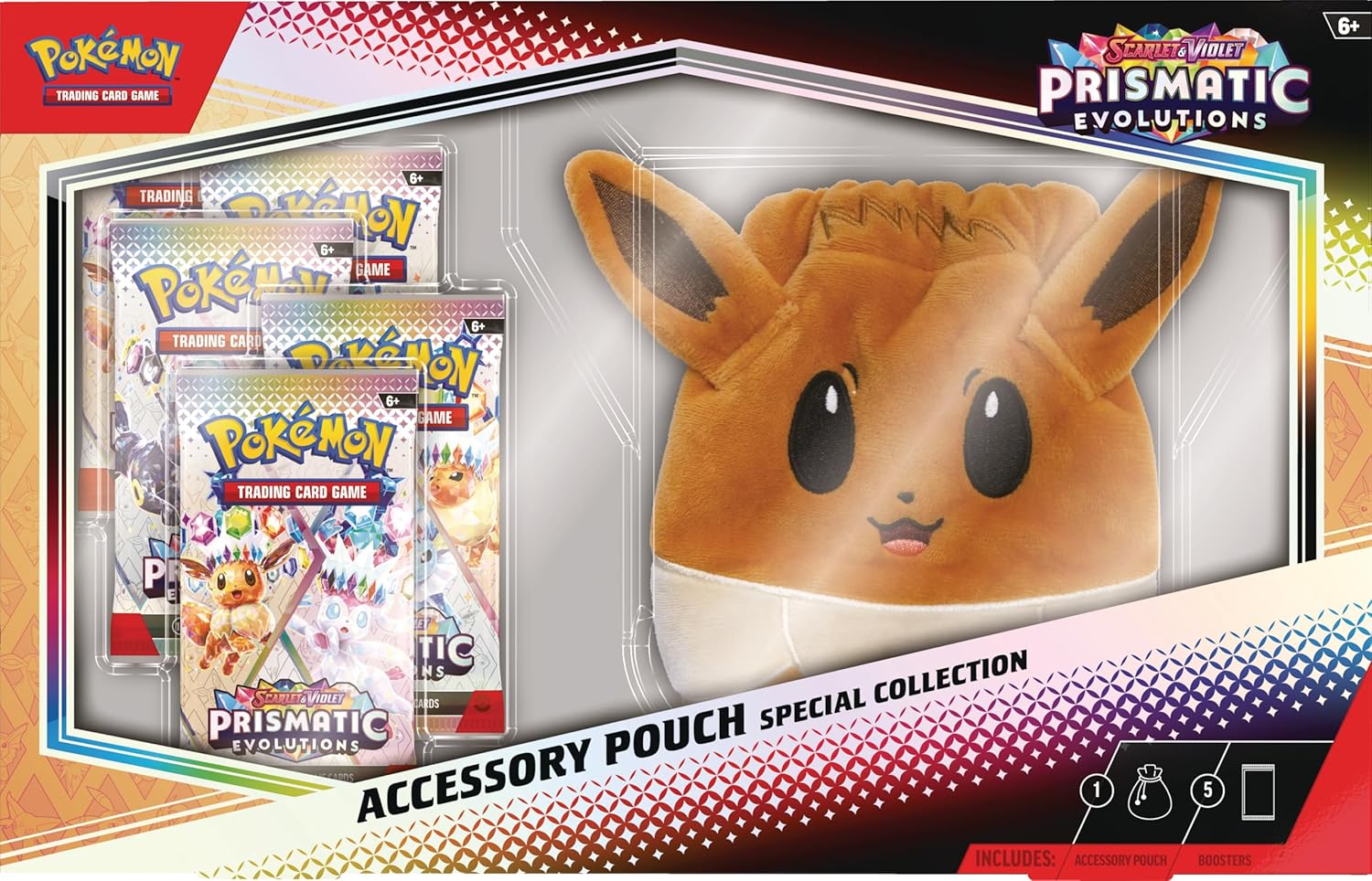 Pokémon: Scarlet & Violet —Prismatic Evolutions Accessory Pouch Collection