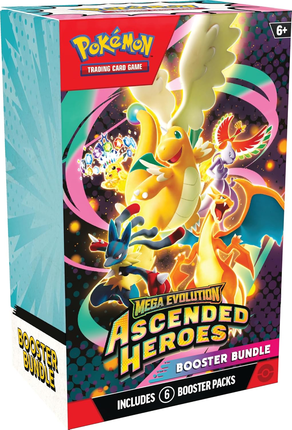 Pokémon Mega Evolution Ascended Heroes Booster Bundle (6 Booster Packs)