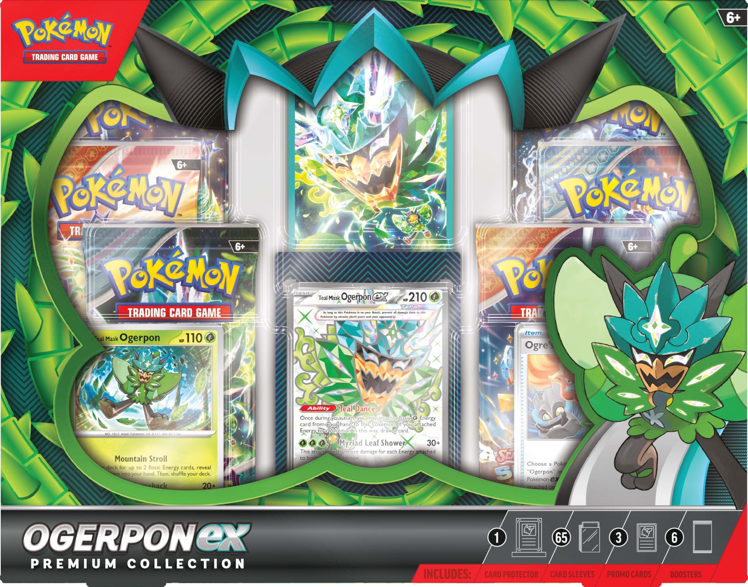 Pokemon Ogerpon EX Premium Collection Trading Card Game