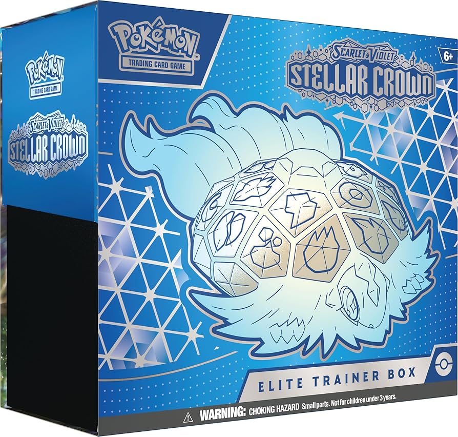 Pokemon TCG: Scarlet & Violet Stellar Crown Elite Trainer Box – retroforless