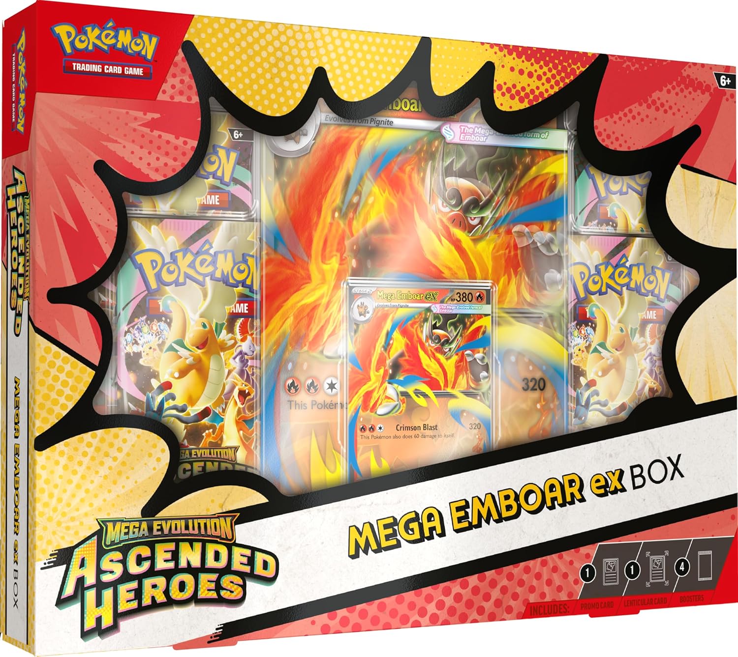Pokémon TCG: Mega Evolution Ascended Heroes Mega Emboar ex Box