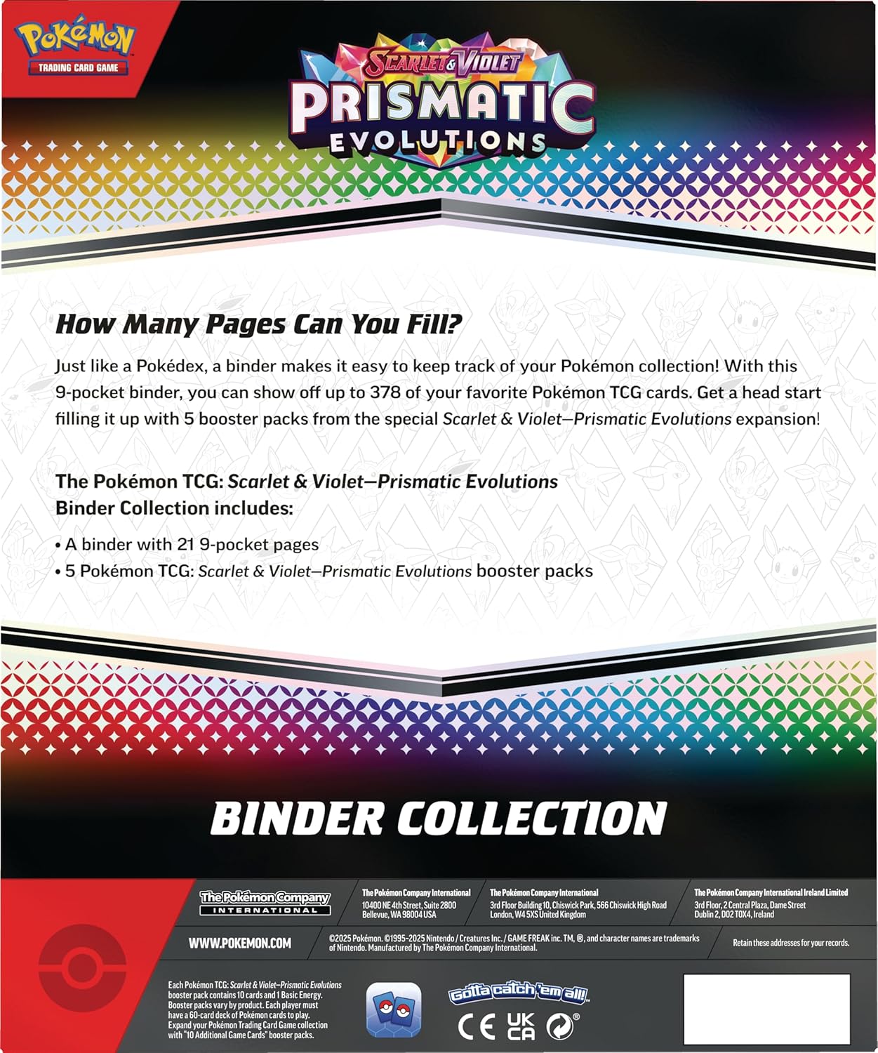 Pokémon Scarlet & Violet—Prismatic Evolutions Binder Collection