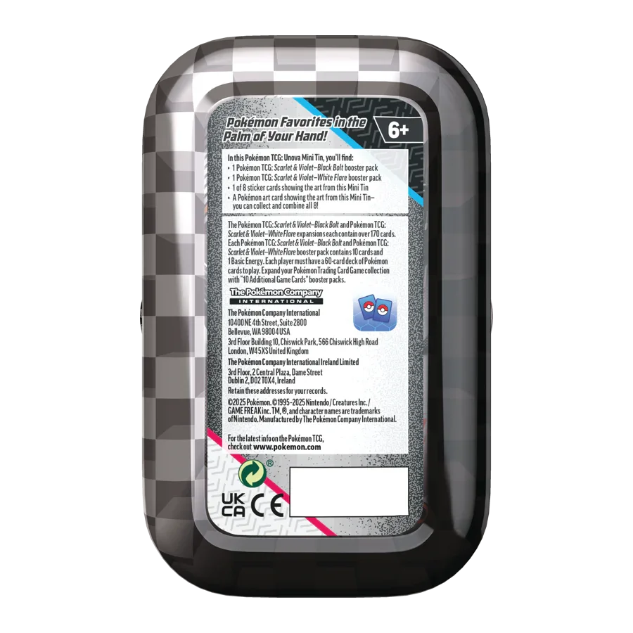 Pokemon Black Bolt & White Flare Mini Tin