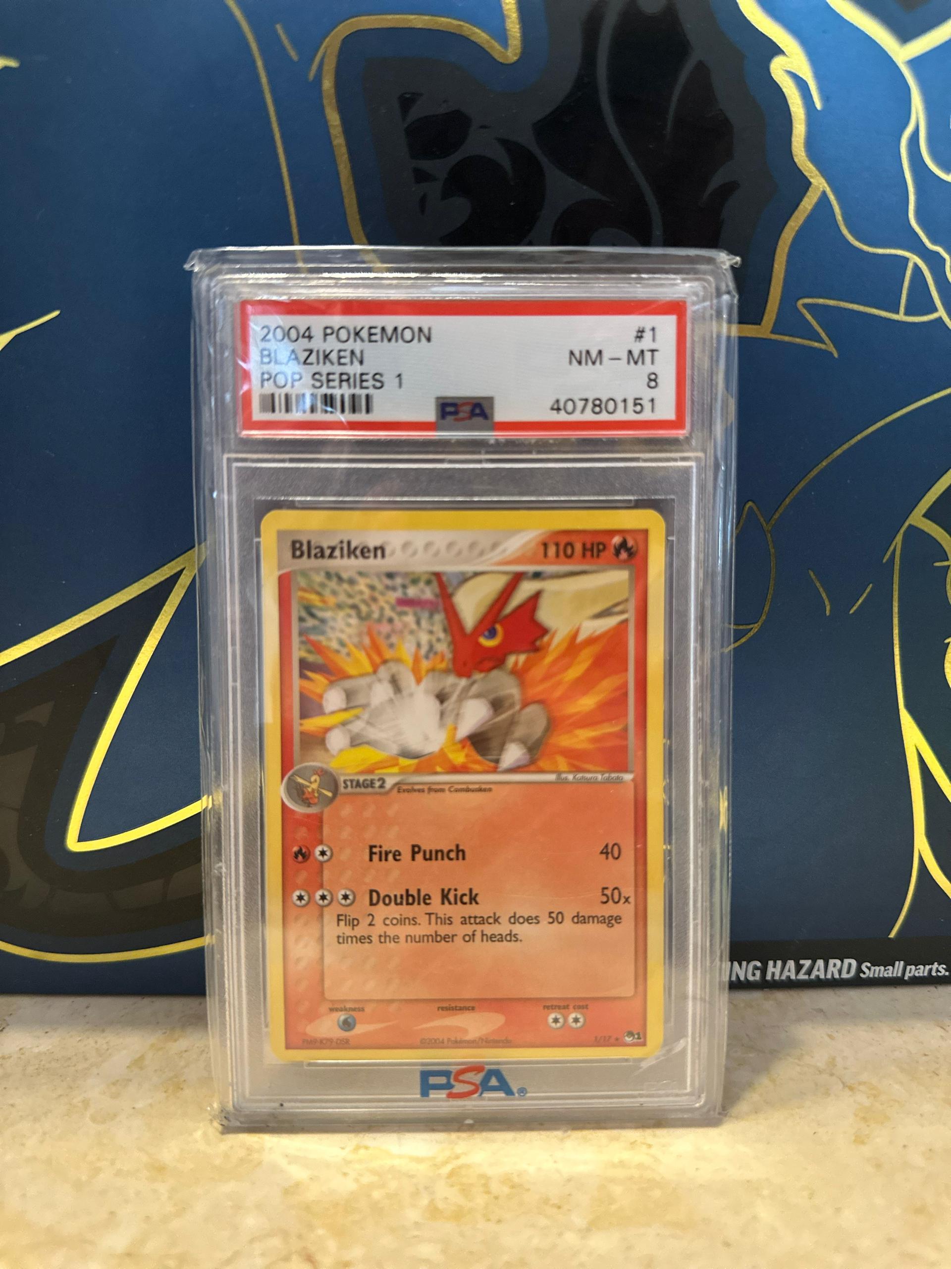 Pokemon BLAZIKEN PSA 8