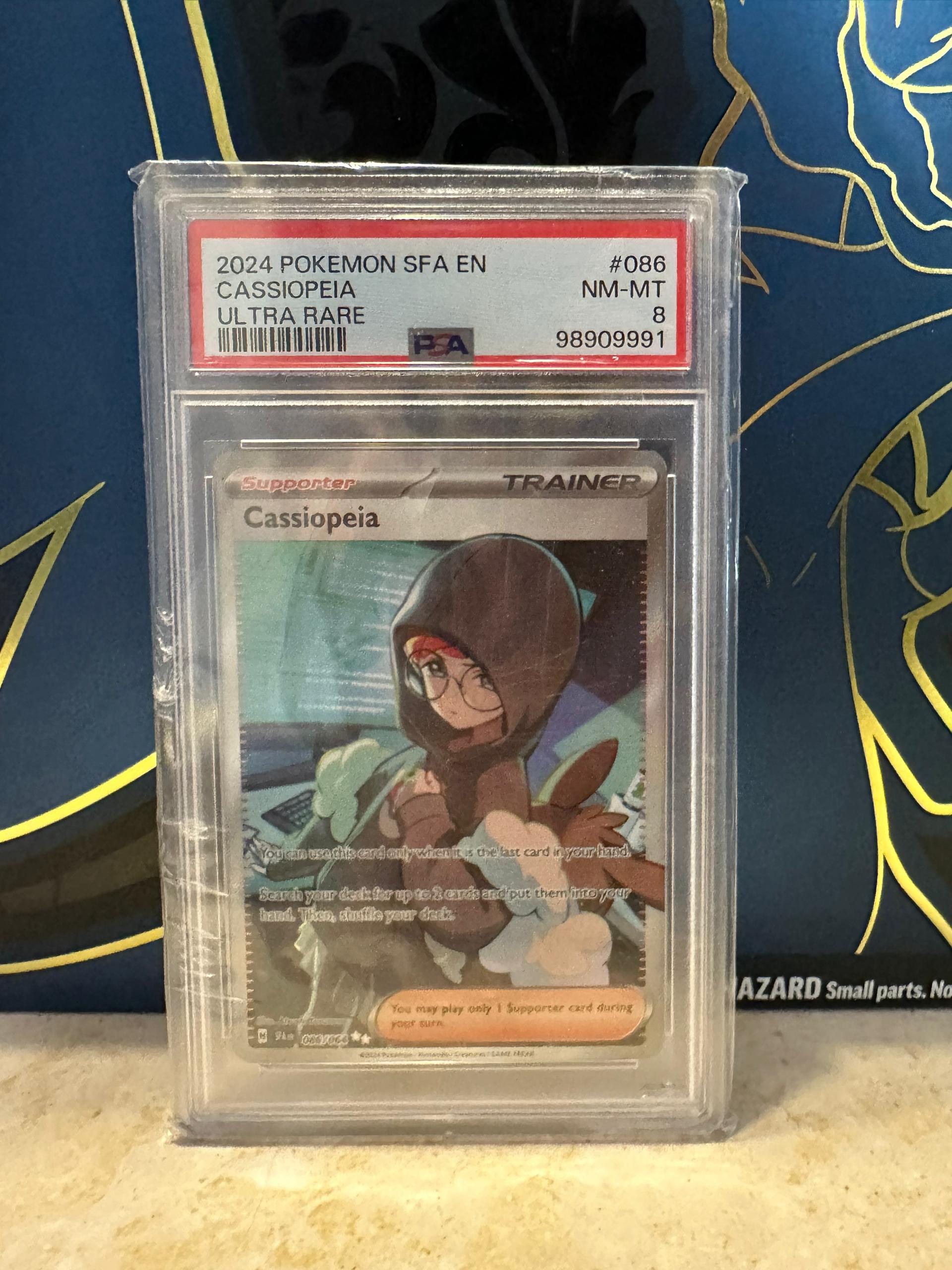 Cassiopeia . Shrouded Fable pokemon PSA 8 – retroforless