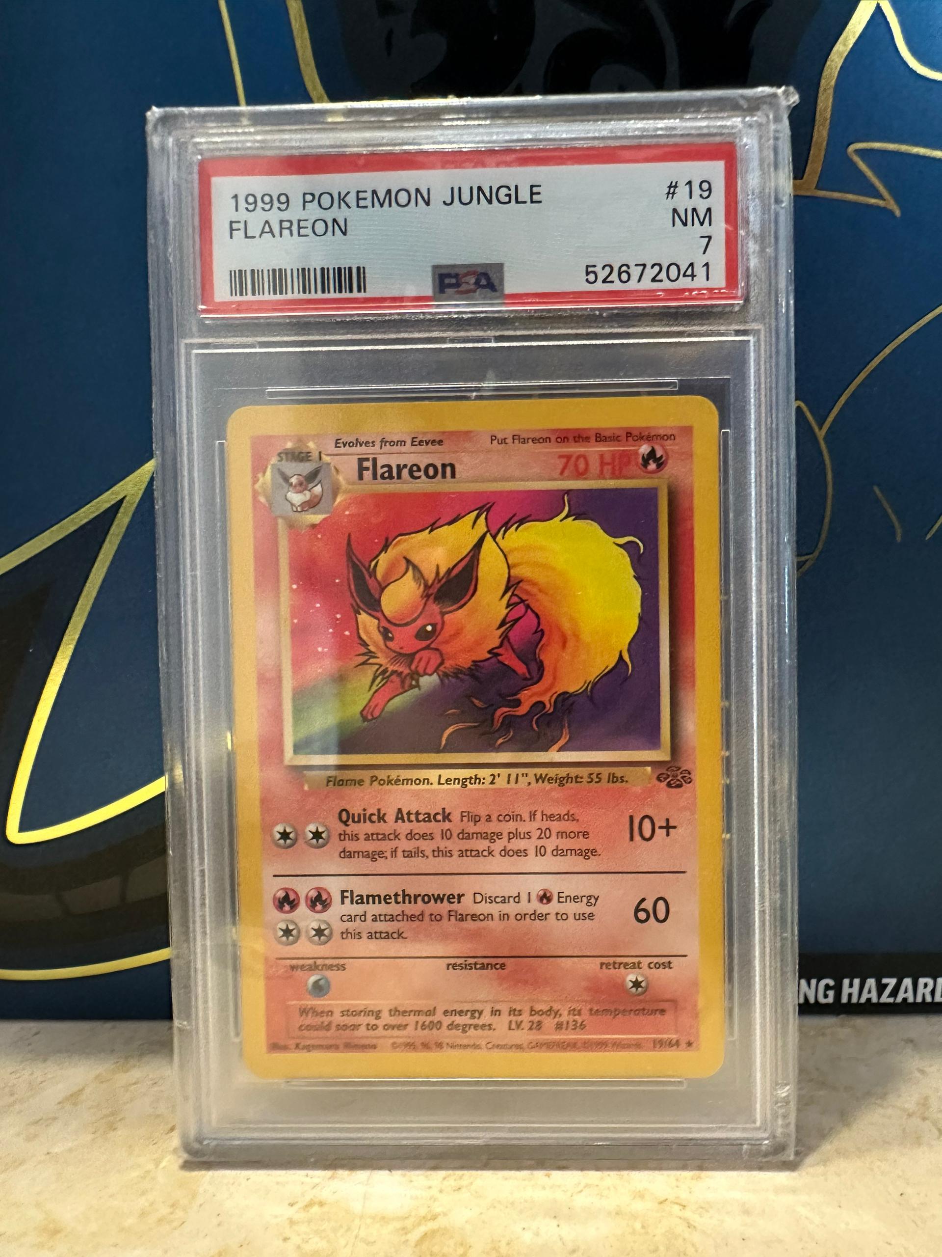 Flareon . Jungle PSA 8 – retroforless