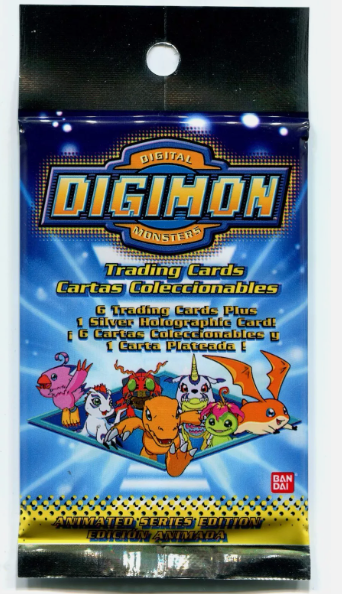 Digimon Cards Animated Series 1 Booster Pack Sealed New English