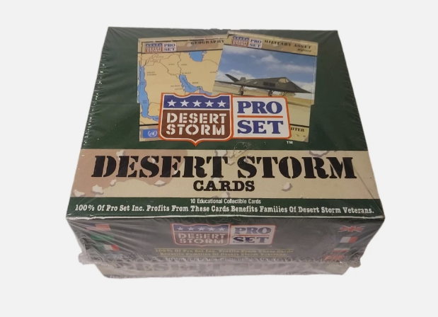 desert storm booster box DESERT STORM 1991 Trading Cards Pro Set