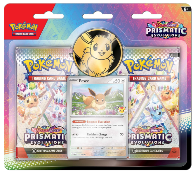 Pokémon TCG: Scarlet & Violet—Prismatic Evolutions 2-Pack Blister