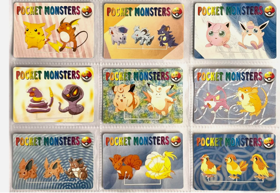 1999 POKEMON VENDING CARDS Pocket Monsters #S03 Full Set 36/36