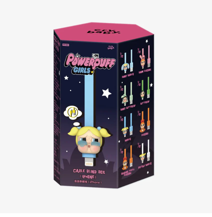 CRYBABY x Powerpuff Girls Series-Cable Blind Box (Iphone)