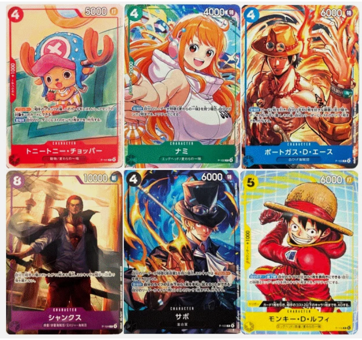 One Piece McDonald's 2025 Promo Complete Set Japanese Sealed