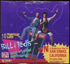 Bill & Ted's Most Atypical Movie Trading Cards 1991 Pro Set sealed 36ct Box
