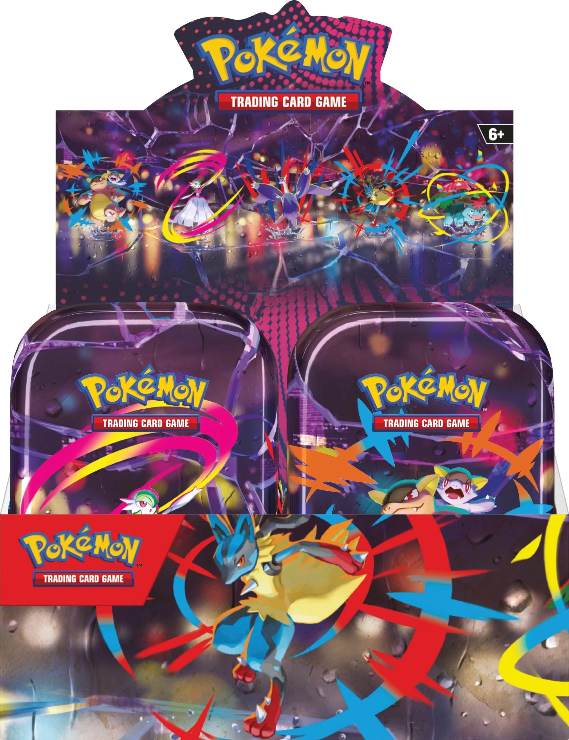Pokemon TCG: Mega Evolutions Mega Heroes Mini Tin Display (10 Tins)