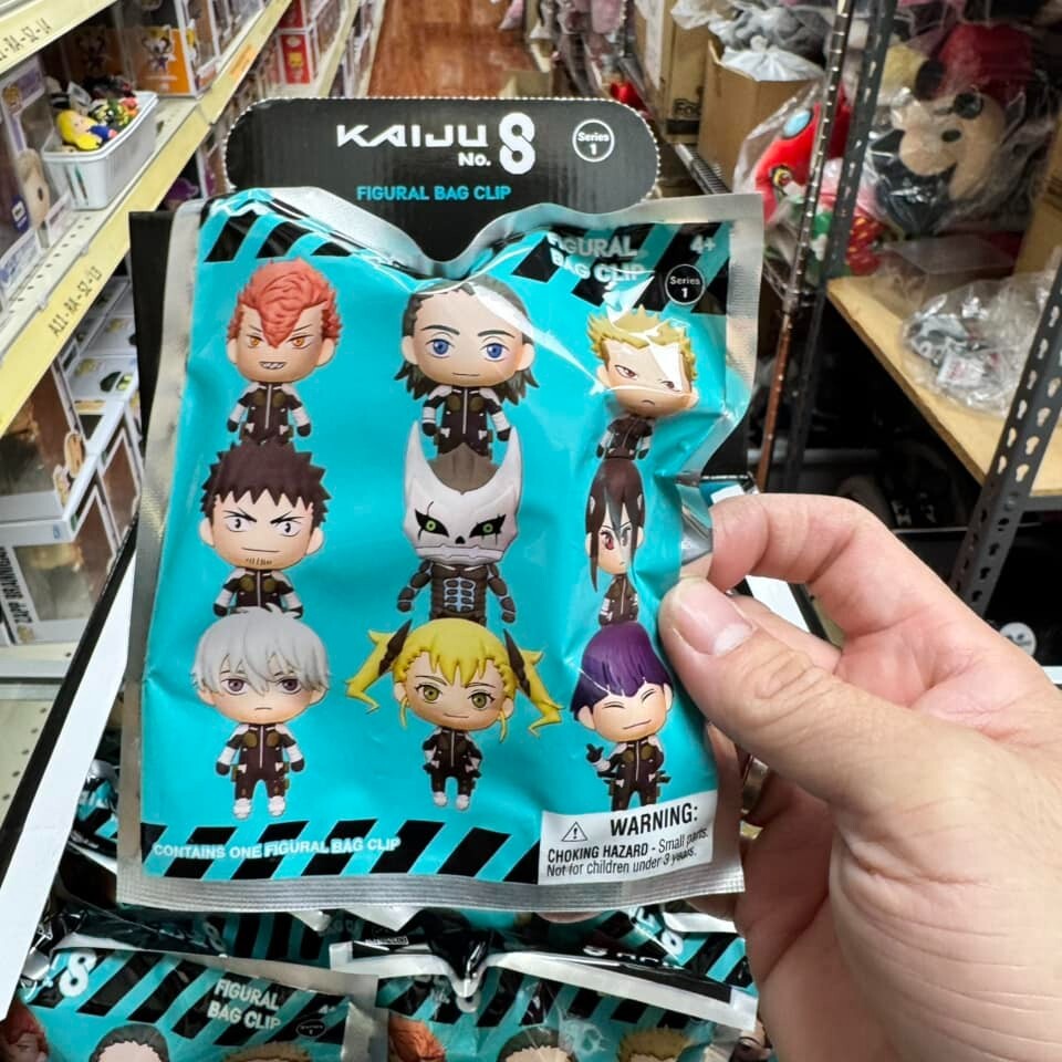 Monogram ANIME KAIJU NO. 8 Series 1- 3D Foam Bag Clip in Blind Bag