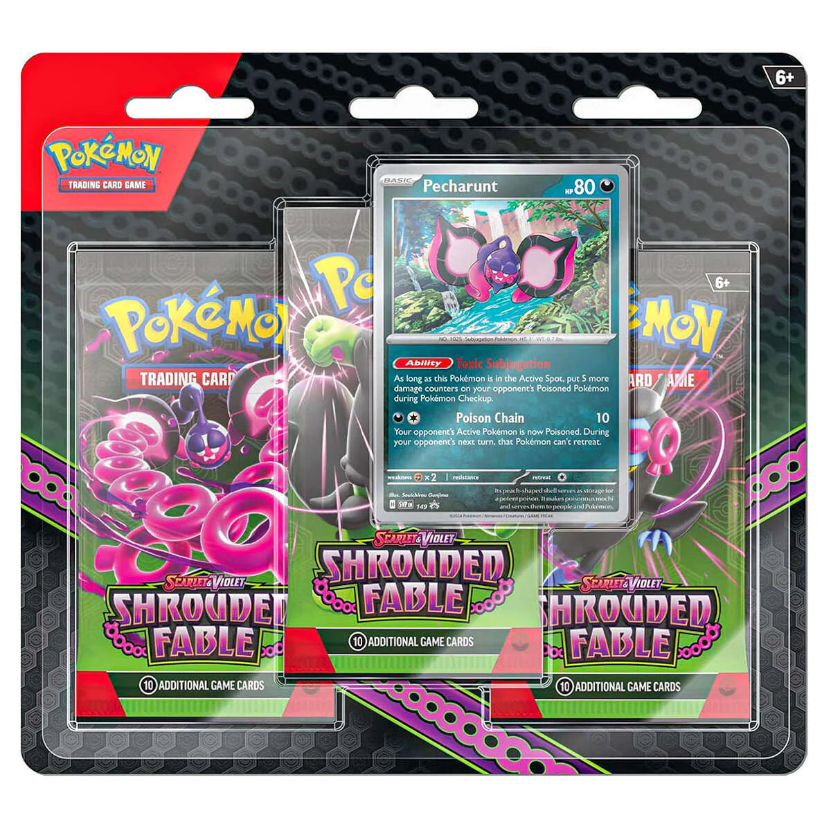 POKEMON TCG: SCARLET AND VIOLET SHROUDED FABLE THREE-BOOSTER BLISTER