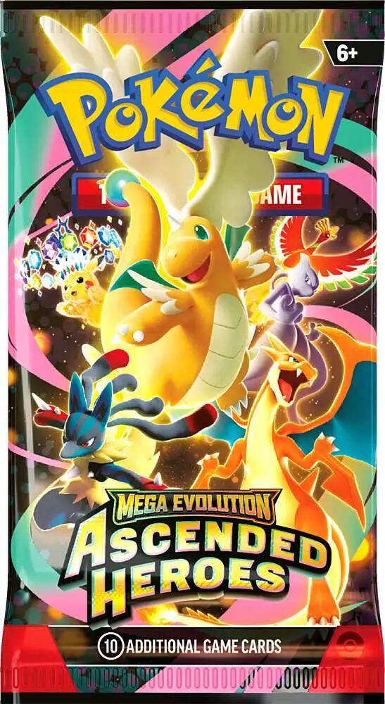 Pokemon TCG: Mega Evolution: Ascended Heroes Mini Tin (Random Art) - 2 Packs