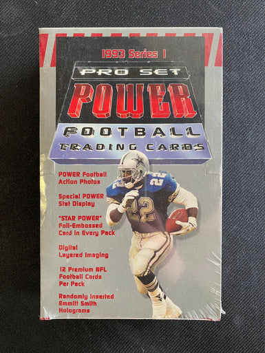 Pro Set 1993 Power Football Series 1 Box
