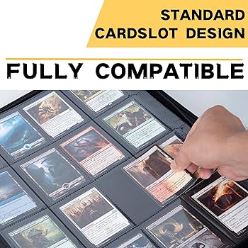 1000+ Pockets Trading Card Binder, 16-Pocket Card Ablum Compatible wit retroforless 1000+ Pockets Trading Card Binder, 16-Pocket Card Ablum Compatible wit retroforless