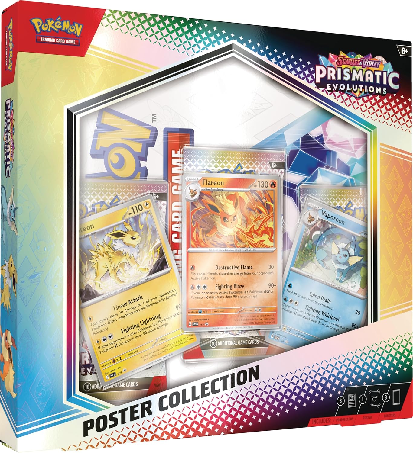 Pokémon: Scarlet & Violet Prismatic Evolutions Poster Collection