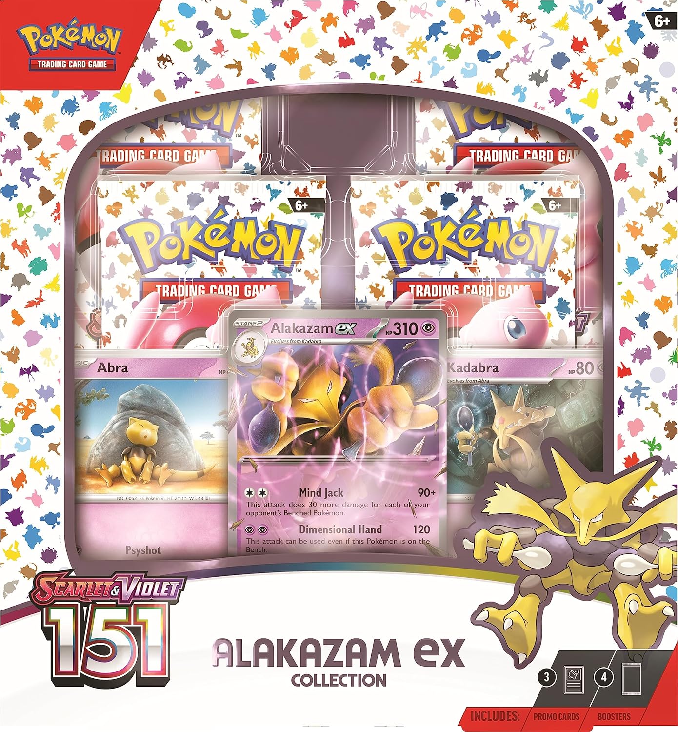 Pokémon 151 Alakazam Ex Box