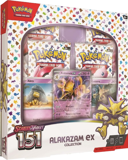 Pokémon 151 Alakazam Ex Box