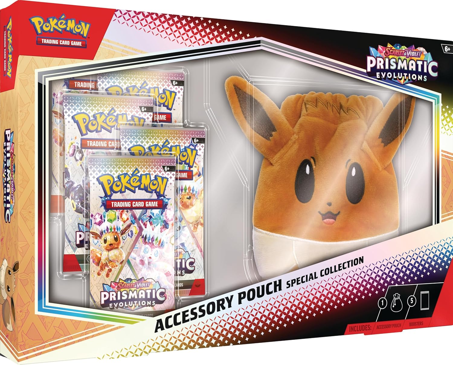 Pokémon: Scarlet & Violet Prismatic Evolutions Accessory Pouch Collection