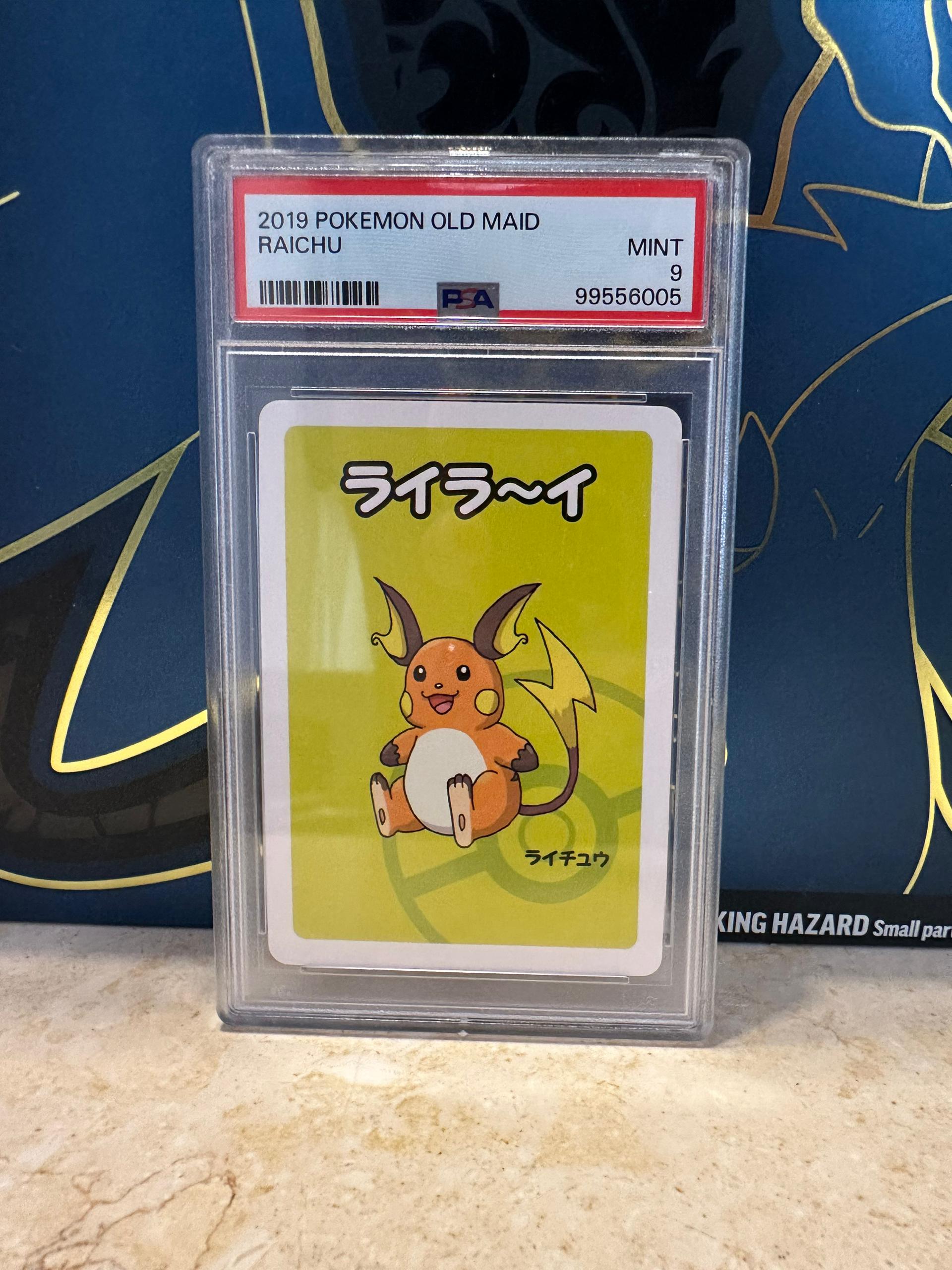 2019 Pokemon Old Maid Raichu PSA 9