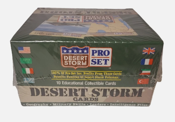 desert storm booster box DESERT STORM 1991 Trading Cards Pro Set