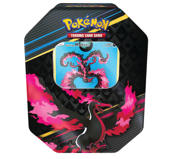 Pokémon: Crown Zenith Tin – Galarian Moltres