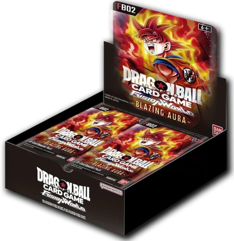 DRAGON BALL SUPER TCG: FUSION WORLD 02 Blazing Aura BOOSTER BOX (FB02)