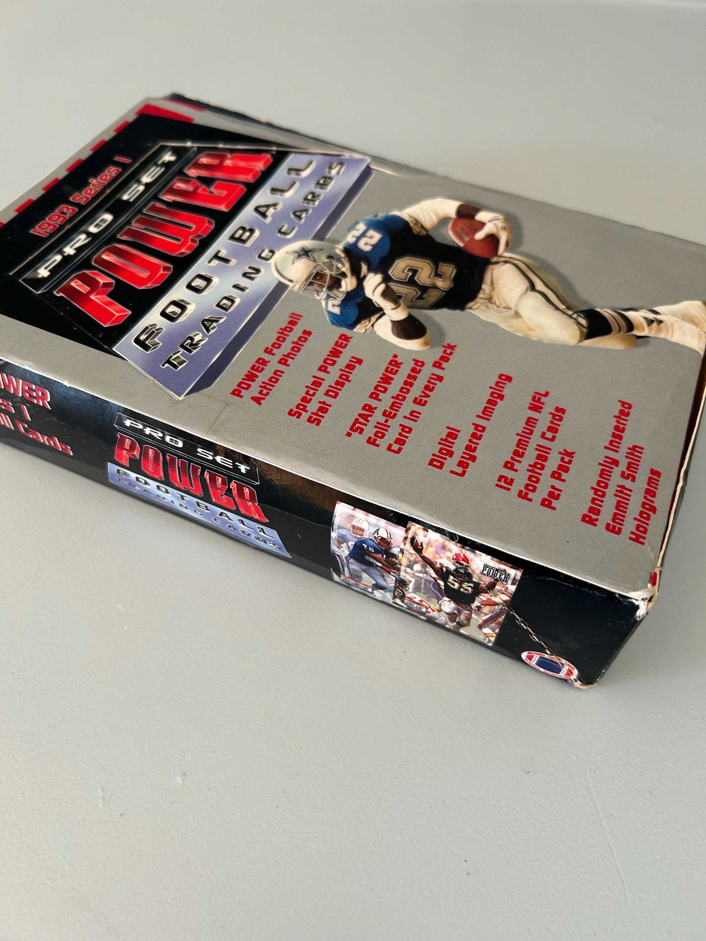 Pro Set 1993 Power Football Series 1 Box