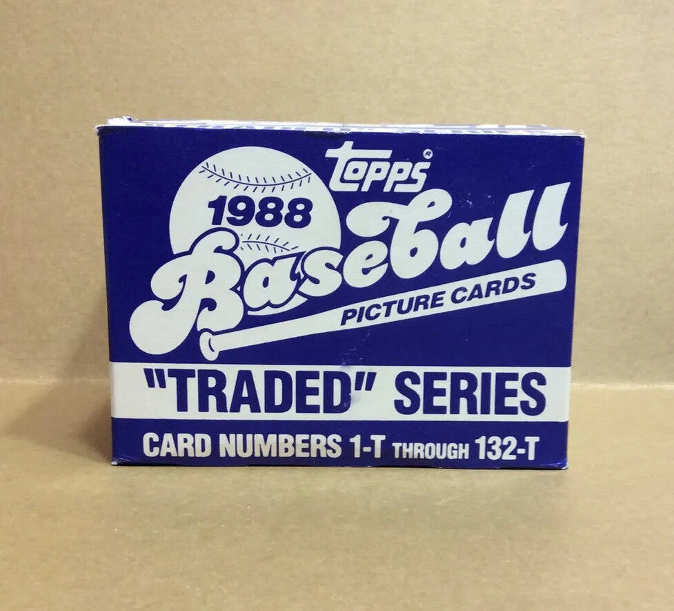 1988 Topps “Traded” Series 1- T Through 132-T Rookies Never Been Opened